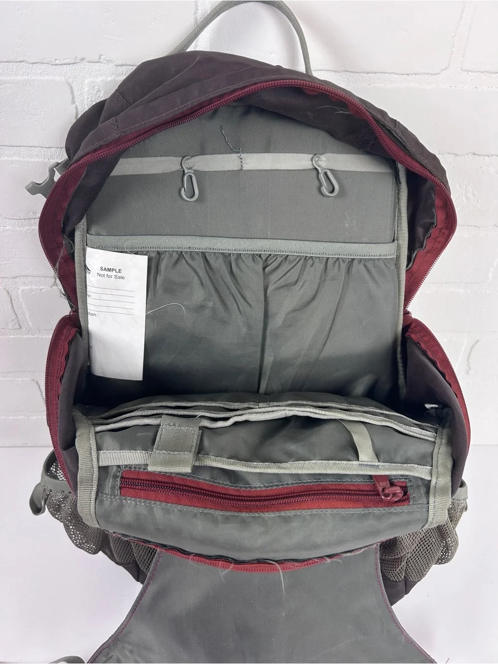 Kelty Burgandy and Gray Redstart Backpack